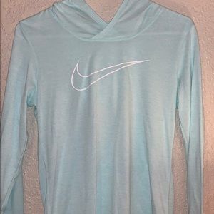Nike hooded long sleeve shirt